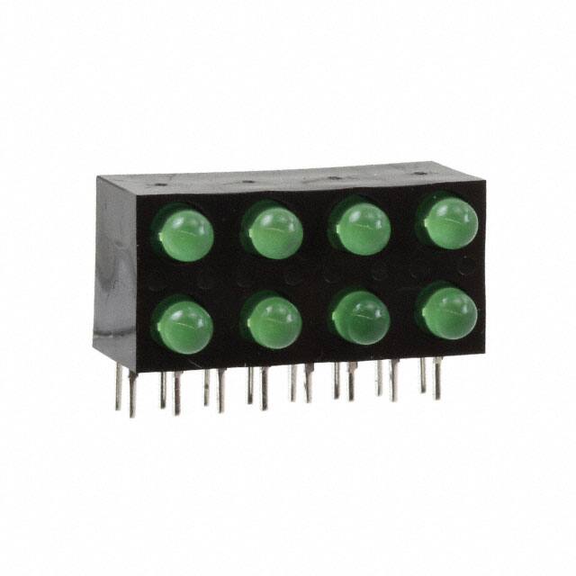 QBL7YG80D-MP8B2 QT Brightek (QTB)  LED - Circuit imprimé Indicateurs Réseaux Barres lumineuses Graphiques à barres